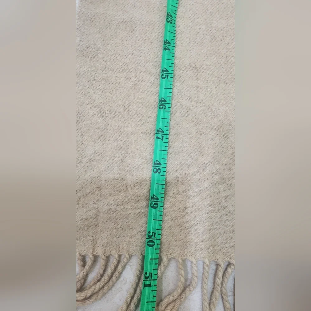Balenciaga‎ Paris Cashmere Scarf in Beige